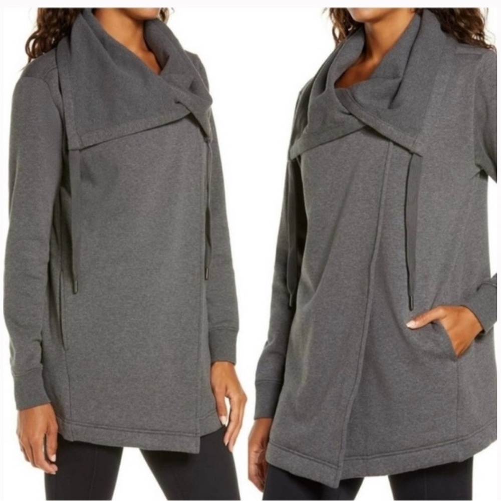 ZELLA Amazing Cozy Wrap Jacket Dark‎ Grey